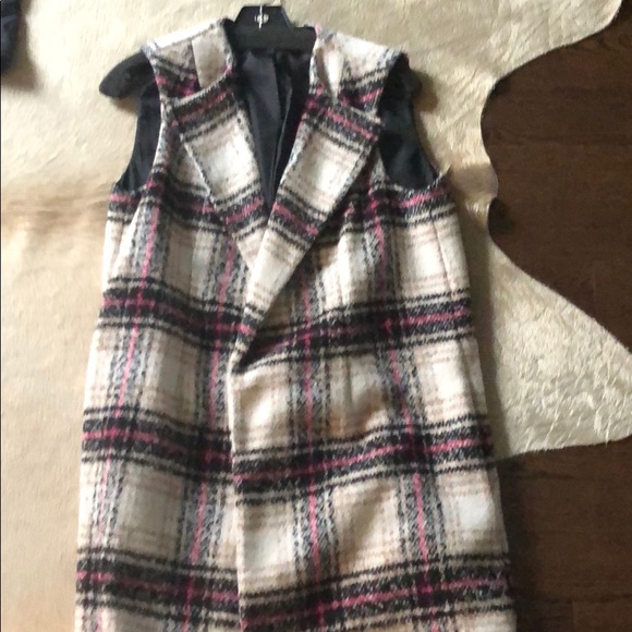 Olivia Palermo Plaid Thakoon Vest. Rare - Picture 3 of 4
